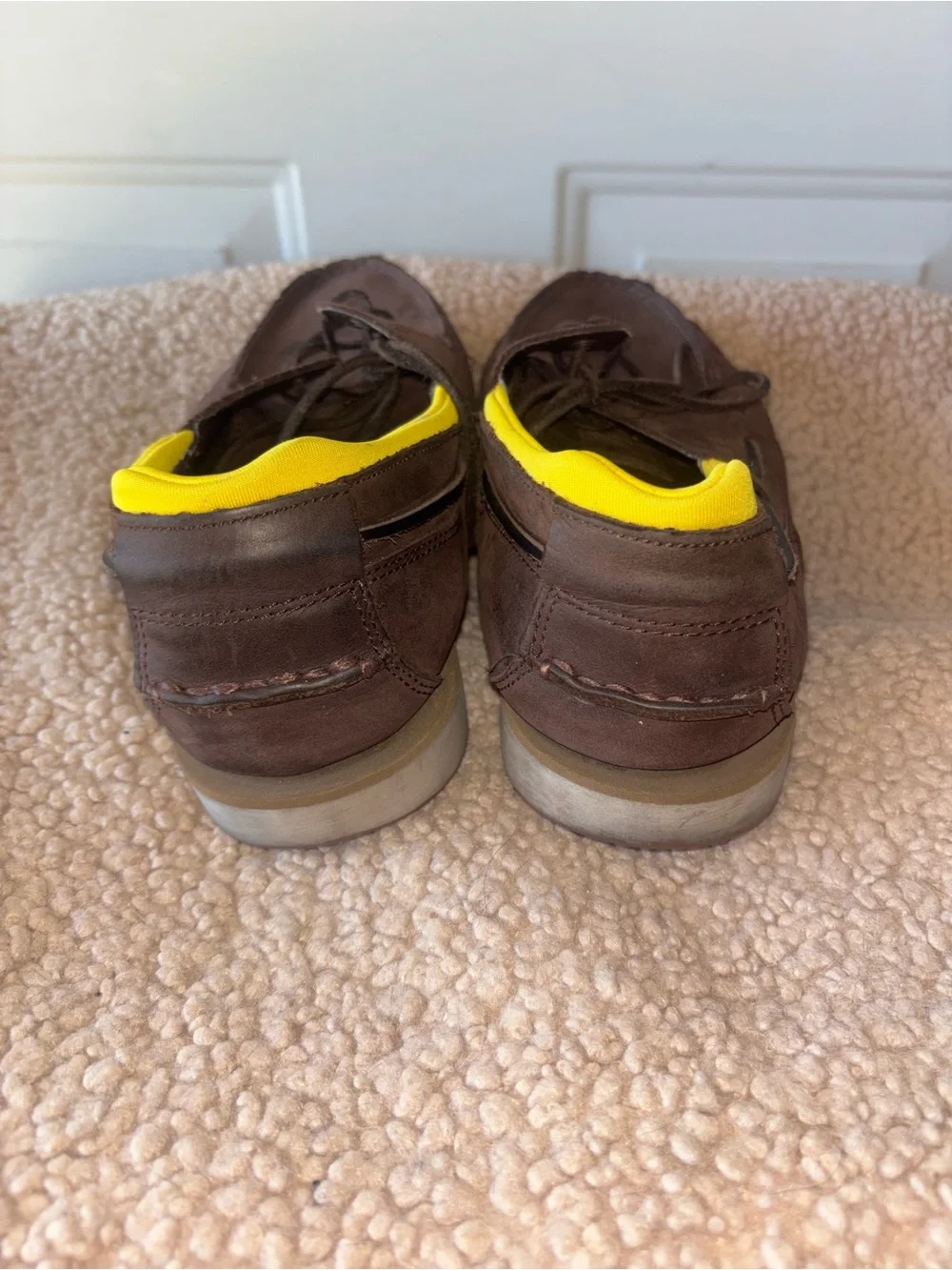 Timberland brown suede boat shoes size 10.5 M